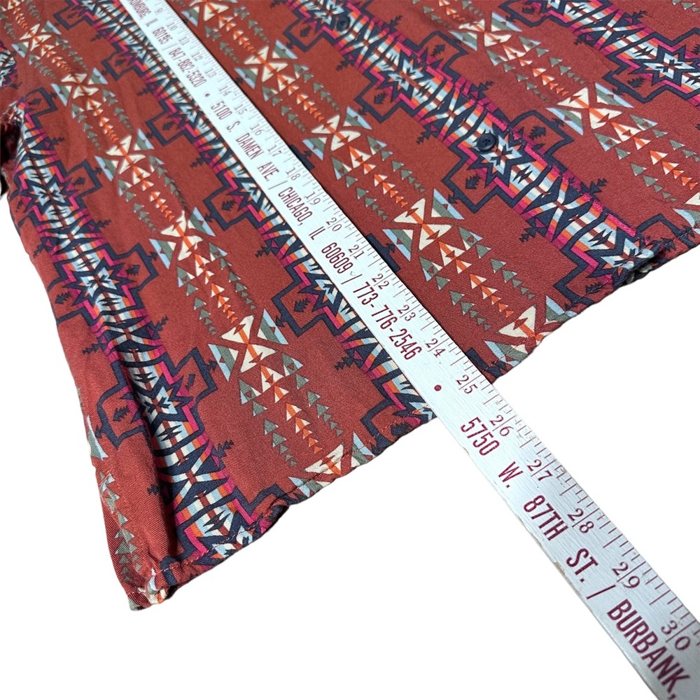 Pendleton Aztec Tribal Lightweight Burnt Orange B… - image 4